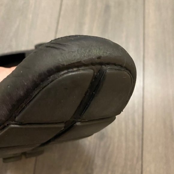 Prada Men's Black Textured Leather Driving Loafers Size 11.5 - Picture 14 of 14